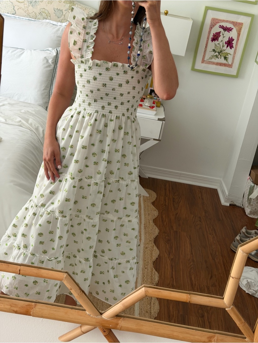 Hill House Home The Organza Nap Dress in Green- Collector's Edition 2024